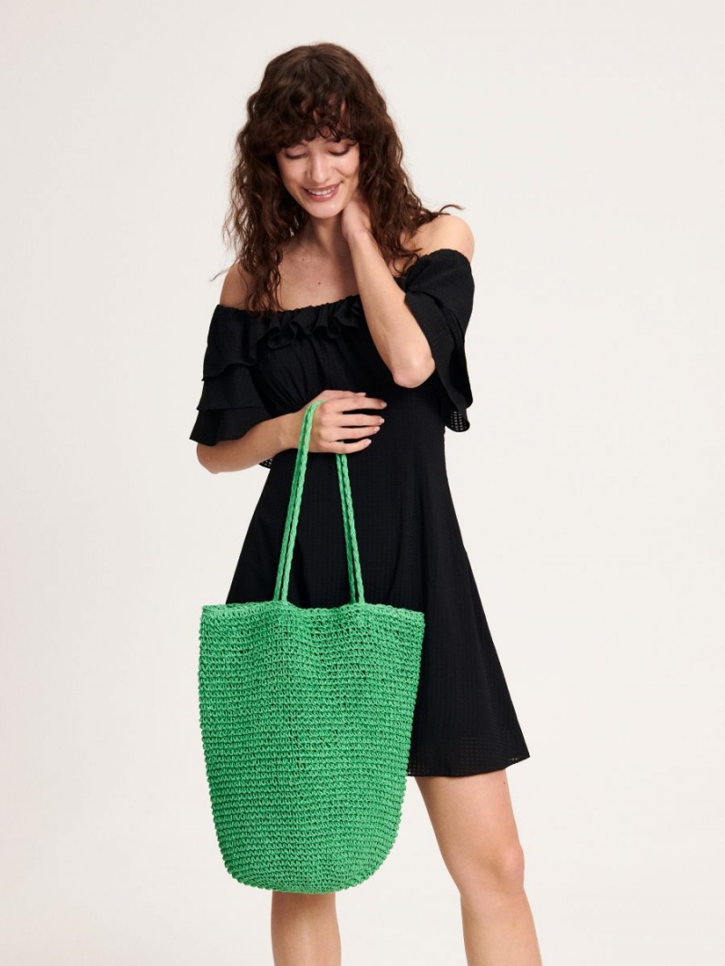 Reserved Woven bag Zielone | YGEFPQT-60