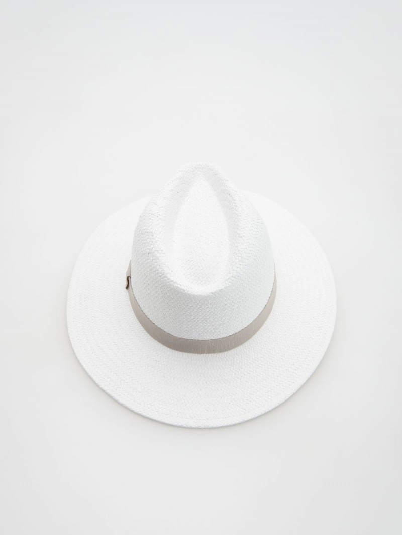 Reserved Woven hat Ivory | LFNRZTX-24