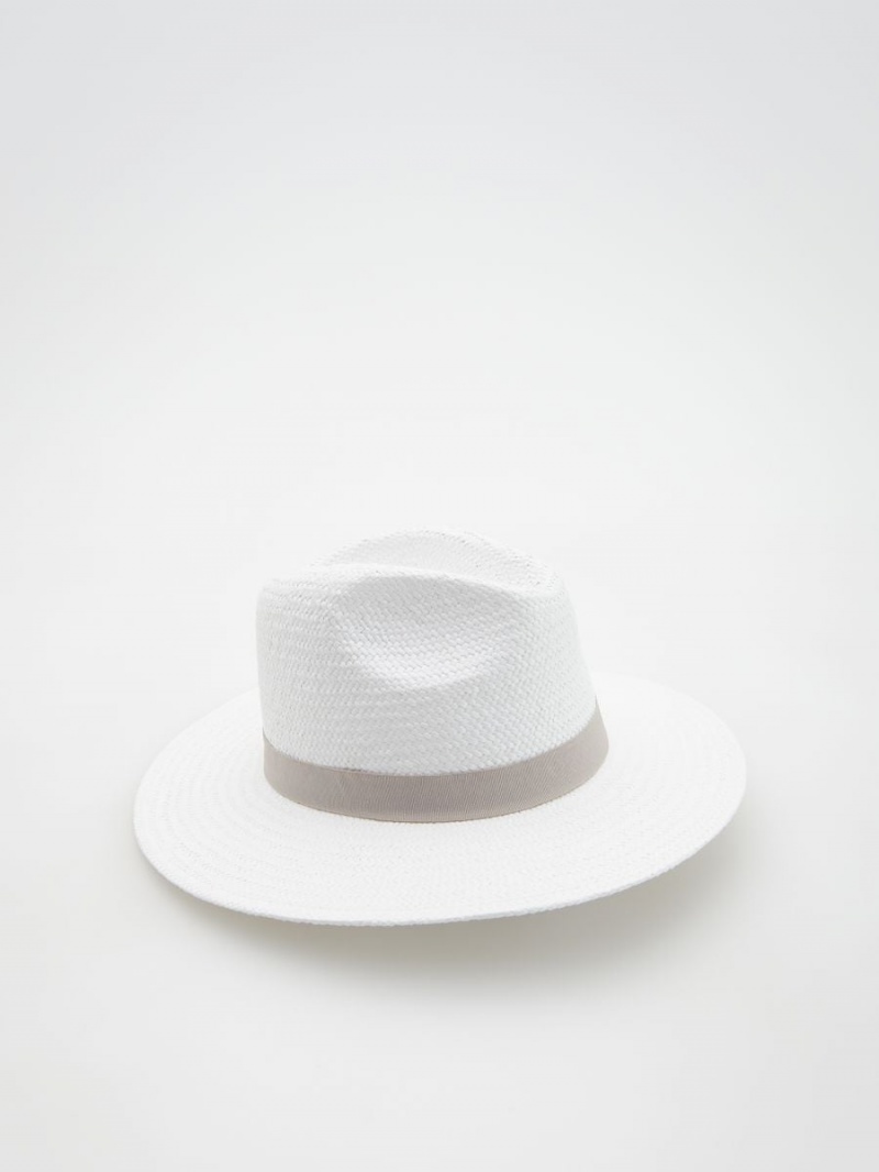 Reserved Woven hat Ivory | LFNRZTX-24