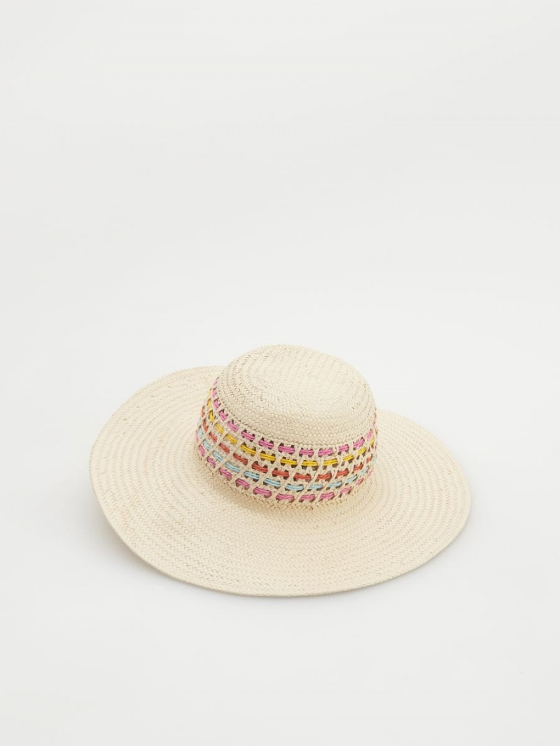 Reserved Woven hat Kolorowe | NTVDOLC-38